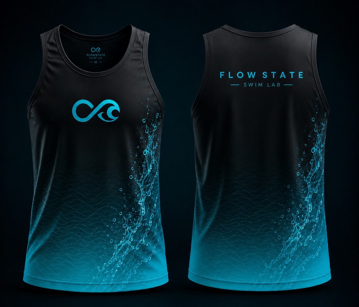 Flowstate Sleeveless Μαύρο / Aqua