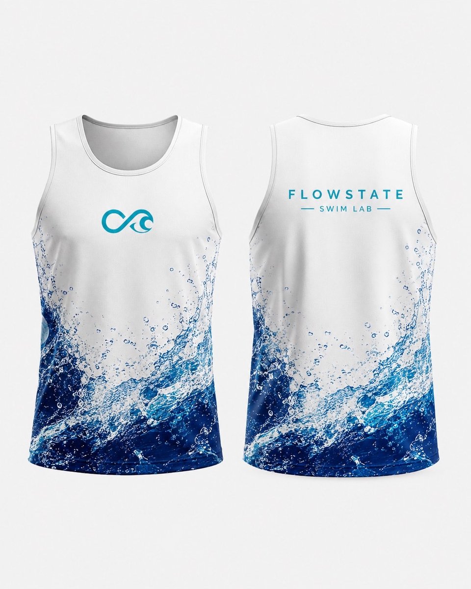 Flowstate Sleeveless Άσπρο / Water Splash